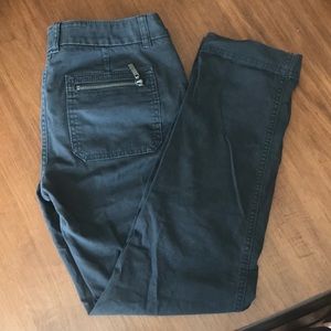 Dark Gray Stretch Denim Jeans